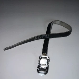 Vintage Cyclepro Leather Toe Clip Strap - Picture 1 of 8