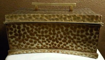 Hammered Metal Box Home Decor - Image 1 of 4