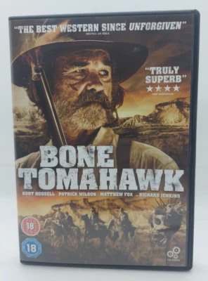 DVD Horror Western Movie Film BONE TOMAHAWK ft. Kurt Russell - VGC - Region 2 - Image 1 of 4