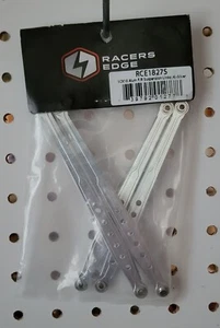 Racer Edge RCE1827S ~ Silver Aluminum F/R Suspension Links (4) for Axial SCX10 - Picture 1 of 1