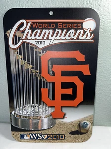 VTG San Francisco Giants Wall Decor Wincraft USA 2010 World Series Champions - Picture 1 of 12