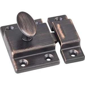 Oil Rubbed Bronze Kitchen Cabinet Latch Furniture Knob Pull Closet Catch Cupboar - Picture 1 of 4