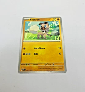 POKEMON "ROCKRUFF" #116/193 Paldea Evolved - Picture 1 of 2