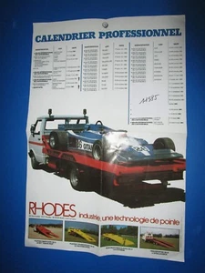 Nr. 11585 / großes Prospekt Autoträger Rhodos und Formel 1 Ligier 1980-1981 - Bild 1 von 1