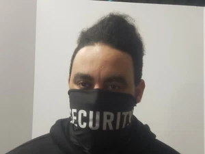 SECURITY TEXT Neck Gaiter Scarf Guard Neckwear Bandana Tube SECURITY GUARD USA - Picture 1 of 6