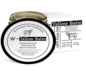 Beef Tallow Honey Face Moisturizer for Skin, All Natural Tallow and Honey Bal... - Picture 1 of 6