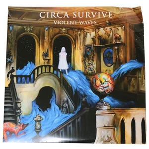 Circa Survive - Violent Waves, Black in Blue w/Baby Blue Splatter Vinyl (OPENED) - Picture 1 of 9