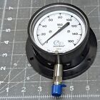 0-160 PSI 4” Silicone Fill Pressure Gauge 3D Instruments GP400-2-316 NEW  [E1S1]