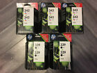 Hp 339 And Hp 343 Genuine Hp Ink Cartridges 6X Colour And 4X Black Expired Vat Inc