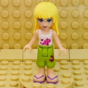 LEGO® Minifig Stephanie minifigure minidoll [frnd028] Friends Lime Green Pants - Picture 1 of 4