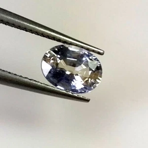 1,16ct Natürlicher Srilankan Blau Gelber Saphir Doppelfarbe Oval (7x5)mm - Bild 1 von 4
