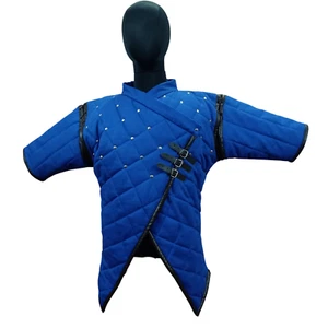 Gepolsterte Wikinger Gambeson Rüstung Mittelalter LARP, SCA, Cosplay Historical Reenactment - Bild 1 von 6