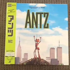 Antz - Dreamworks Animation Laserdisc Japan PILA-3033 W/ Obi - Picture 1 of 9