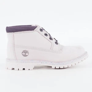 Timberland Nellie wasserdichte A1WCS lila lässige Chukka-Damenstiefel aus Leder - Bild 1 von 6