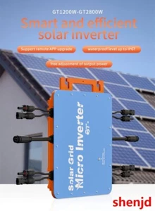 NUEVO GT-2800 2800W Red Solar Micro Inversor MPPT WiFi Control IP66 110V/230V @ - Imagen 1 de 15