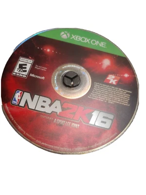 NBA 2K16 XBOX ONE disc only basketball video game Microsoft Xbox1 xboxone  - Image 1 of 4