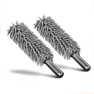 2x Felgenbürste Felgenschwamm Felgenreiniger Microfaser Autopflege Waschbürste - Bild 1 von 7