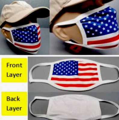 2 PCs Face Mask Washable & Reusable, Breathable, Unisex Face Mask - Image 1 of 4