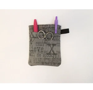 Inserto de bolsillo, organizador y protector de exfoliante X-Files para enfermeras, médicos - Imagen 1 de 4
