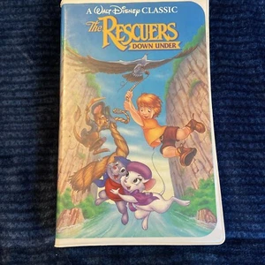 Disney VHS, The Rescuers Down Under, Black Diamond Edition Summer Lead Release - Picture 1 of 6