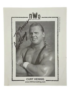 "Foto perfecta firmada a mano de Curt Henning MWE NWO Curt Henning MR 8,5 X 11""" - Imagen 1 de 2