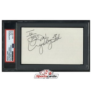 Wynonna Judd Signed 3x5 Index Card Country Singer PSA/DNA