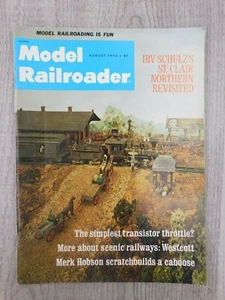 Model Railroader AUG 1976 Vol 24 No 8 Trains Mancave Locomotive Vintage Magazine - Picture 1 of 4