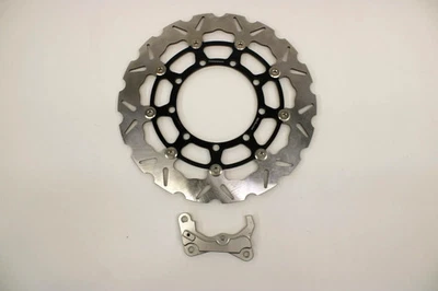 Rotor de freno Tusk flotante Typhoon de gran tamaño, delantero 320 mm (KAWASAKI 08-18 KLR650) Foto 1 de 4