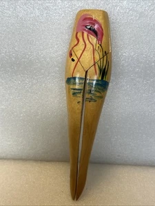 Vintage Miami Florida Sexy Legs Pink Flamingo Woman’s Legs Nutcracker Souvenir - Picture 1 of 16