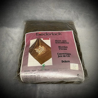 Biederlack - Burma Tiger - Blanket Throw 60x80” - Made in Germany - Sealed - Image 1 of 4