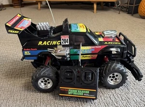 Vintage Radio Shack Fierce Warrior Off Roader Nikko RC Truck 1996 Black Tested - Picture 1 of 17