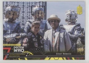 2016 Topps Doctor Who Extraterrestrial Encounters Yellow Silver Nemesis #68 0y3 - Picture 1 of 3