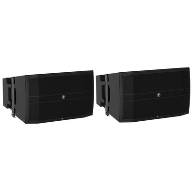 2x Mackie DRM12A 12" 2000 Watt Active/Powered Line Array Speaker Module (Pair) - Image 1 of 3
