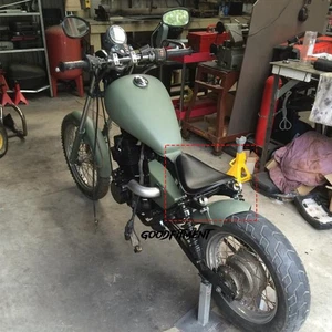 Sillín de resorte de asiento individual para motocicleta Honda Rebel 250 300 450 500 1100 Bobber - Imagen 1 de 13