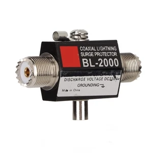 BL-2000 Coaxial Lightning Arrestor PL259 Female to PL259 Female Coaxial Light... - Picture 1 of 9
