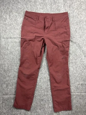 Calça profissional Eddie Bauer First Ascent guia feminina Borgonha tamanho 12 - Imagem 1 de 4