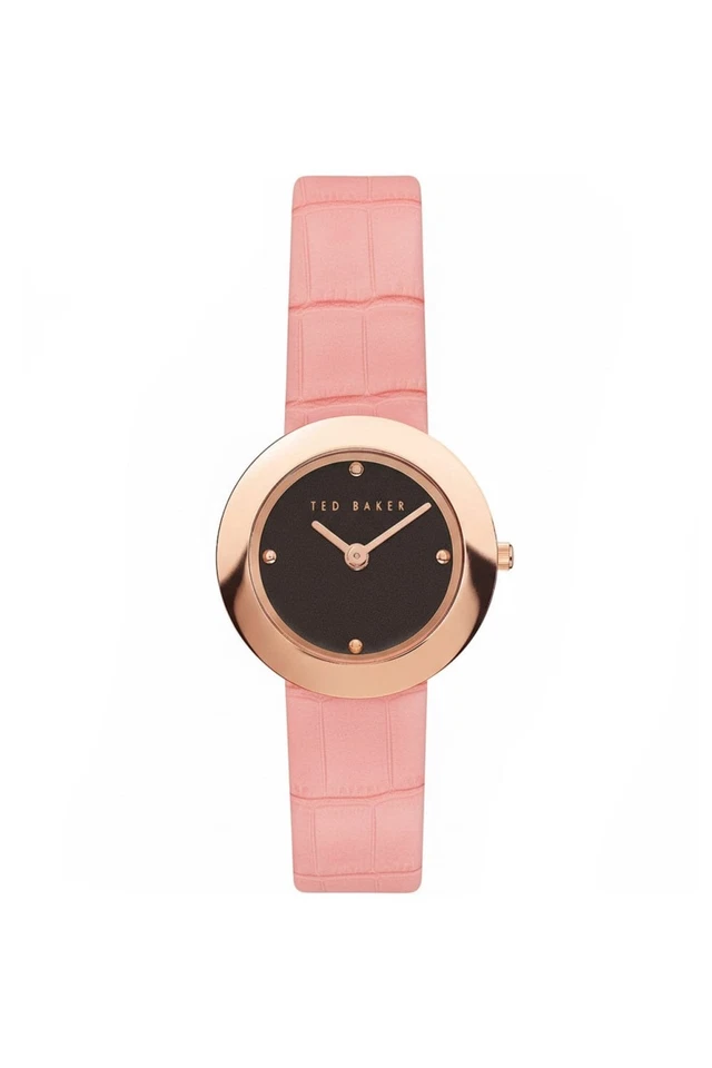 Reloj Ted Baker Seerena con correa de cuero rosa para dama TB151516 Foto 1 de 1