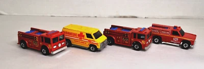 1976 Hot Wheels Fire Eater (2) 1974 unidades paramédicas e de emergência - Imagem 1 de 4