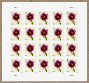 FRINGED TULIP FLOWER 2024 US SCOTT #5897 NATURE 20 MXF 1c STAMP SHEET SEALED NIP - Picture 1 of 3