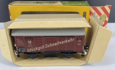 Vintage Fleischmann A1213 TIN DB Stuckgut Schnellverkehr Beer Car Near Mint Box - Image 1 of 4