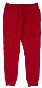 Polo Ralph Lauren Men's Red Big &Tall Double Knit Fleece Track Sweat Pants, 1XB - Picture 1 of 2