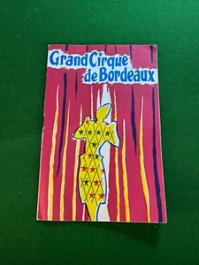 Programme Cirque Grand Cirque de BORDEAUX - 1951 - Picture 1 of 3