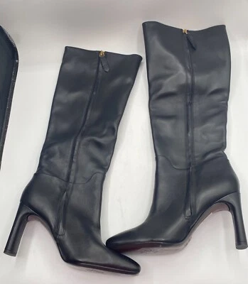 Franco Sarto Flexa High Women's Leather Boots Size 8.5 NWD (CREASED & STAINED) - Image 1 of 4