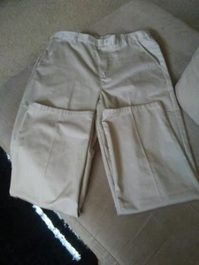 French Toast Girls Uniform Pants Size 20 Beige Cotton Polyester Blend Pockets - Picture 1 of 4