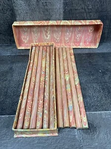 11 Bombay Pencils Swirling Groovy Pattern Vintage with BOX - Picture 1 of 8
