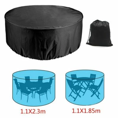 Large Round Waterproof Furniture Cover Outdoor Garden Patio Table Chair SetFT - Image 1 of 4