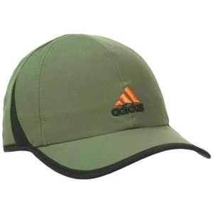 NUOVO Adidas Uomo Superlite Golf/Pickleball/Tennis Cappello-Base Verde/Arancione 5143498 - Foto 1 di 2