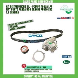 KIT DISTRIBUZIONE POMPA ACQUA FIAT PUNTO PANDA 500 GRANDE PUNTO EVO BENZINA - Foto 1 di 8