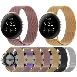 For Google Pixel Watch 3 41/45MM Replacement Metal Milanese Magnetic Steel Band - Picture 1 of 29