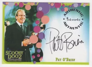 Pat O'Brien SCOOBY DOO 2 Monsters Unleashed Autograph Card Auto A5 - Picture 1 of 2